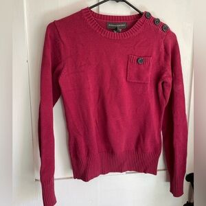 Burgundy knit sweater from Banana Republic in size S